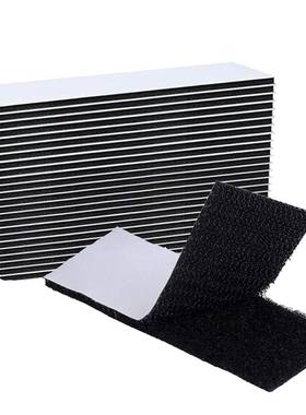 18 Pcs 3X10cm DoubleSide Reclosable Hook Loop Strips Tape