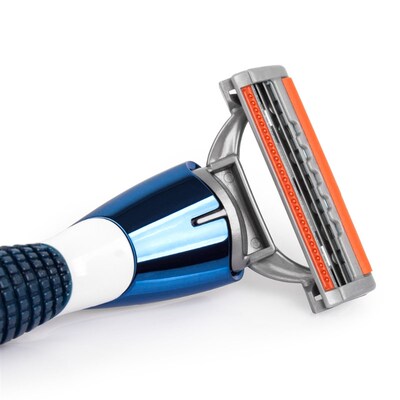 极速QShave Orange Series 3 Layer Razor Blade Refill Men Manu