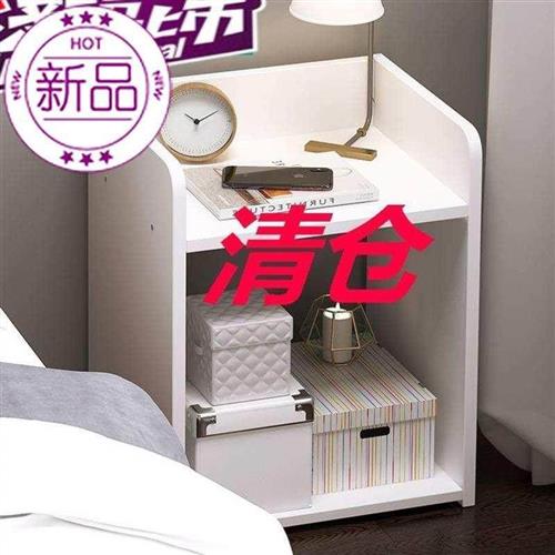 收纳柜00简易收纳柜现代卧室简约迷你小型桌头柜北欧牀头柜置物架