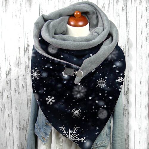 极速Women Clothes Bandana Fashion Winter Scarf Printing Scar