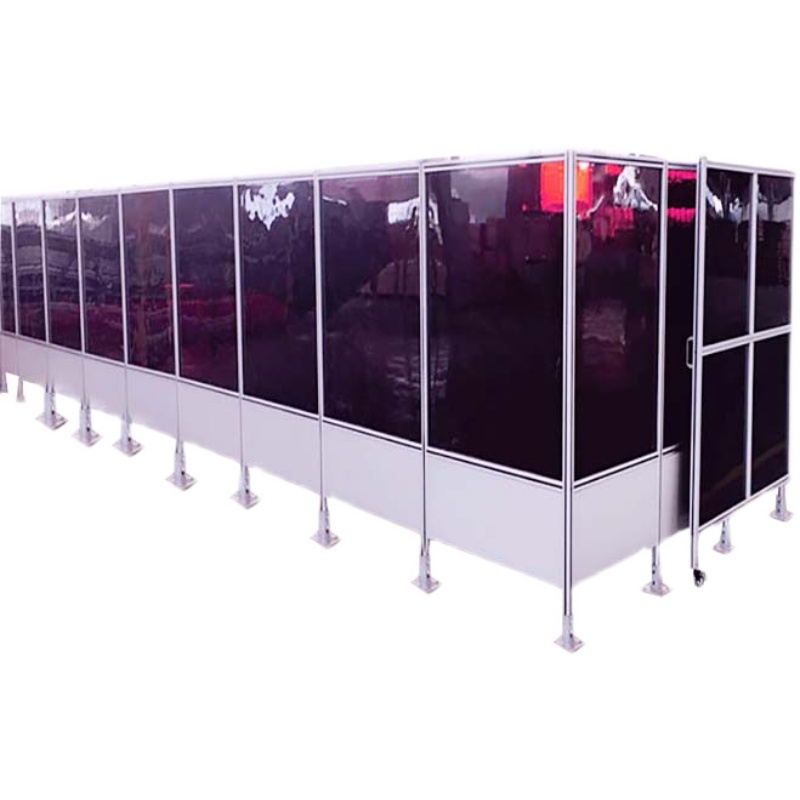 工业铝挤型材料自动化设备围栏车间隔离网机器人铝合金安全防护栏