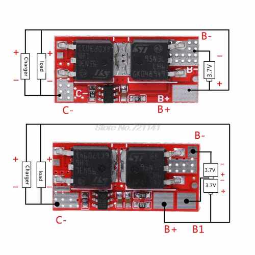 极速BMS Li-ion Board 1S 2S PCM PCB Battery Protection Circui