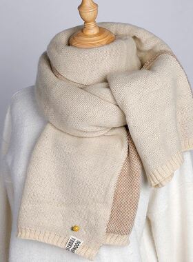 极速Multicolor Women Winter Warm Wool Scarf Long Shawl Cashm