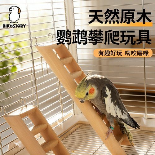 鸟故事鹦鹉玩具爬梯笼内装饰配件