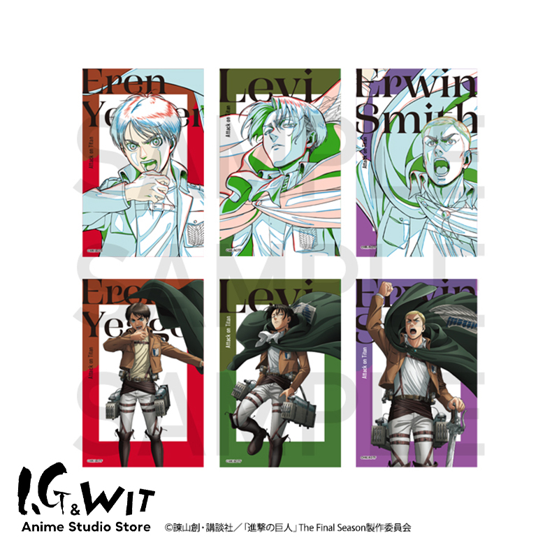 I.G WIT 进击的巨人Re:lighting约稿盲抽透卡原版日谷正版授权