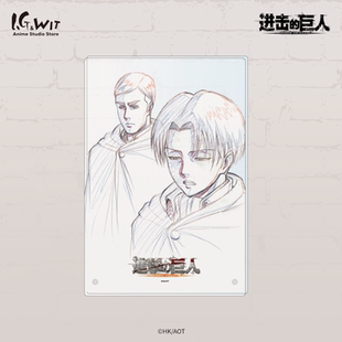prime亚克力面板撤退 I.G 巨人Key 进击 矮人利威尔摆件 WIT