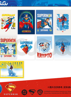 GuGuGuGu 超人Superman明信片盲抽DC收藏传承电影周边礼物