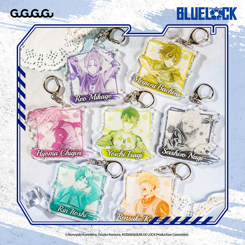 【抄底价】蓝色监狱水彩风系列 挂件徽章盲盒 蓝锁现货