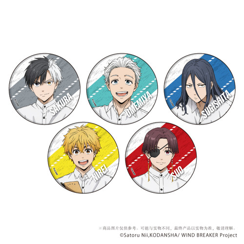 【狂欢价】A3 防风少年 咖啡 盲抽马口铁徽章 动漫日谷周边