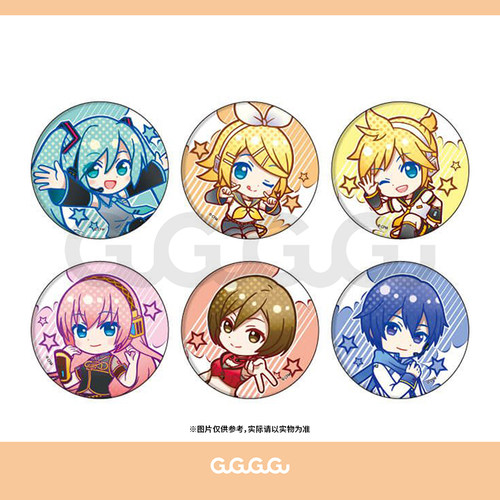 【春日特惠】A3 初音未来 漫画风Q版盲抽徽章 日谷动漫周边