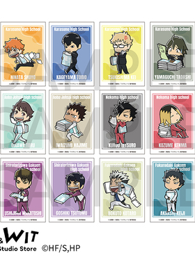 I.G WIT 排球少年!! 制作现场系列 Q版收藏卡 动漫谷子原版日谷