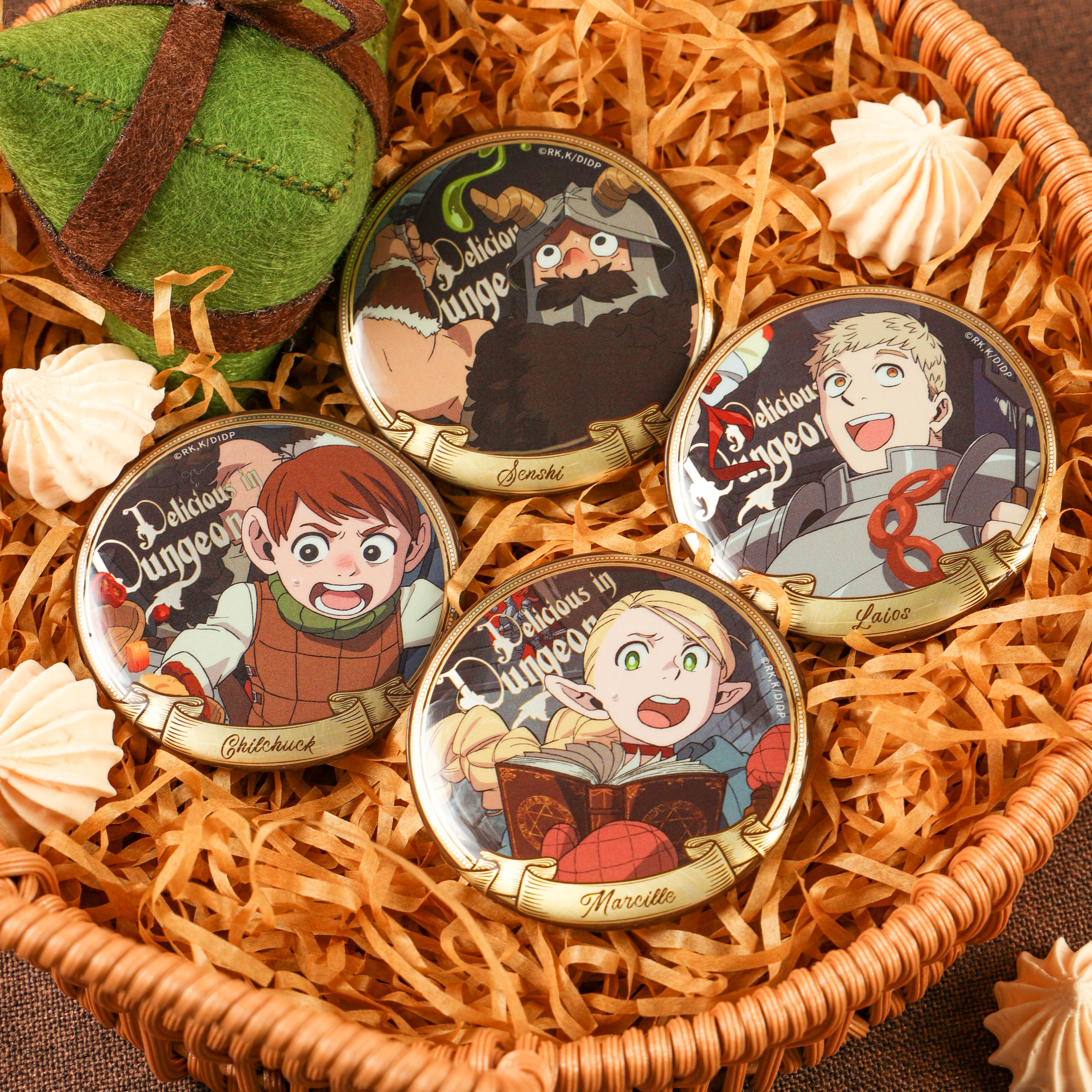 GuGuGuGu迷宫饭马口铁徽章吧唧