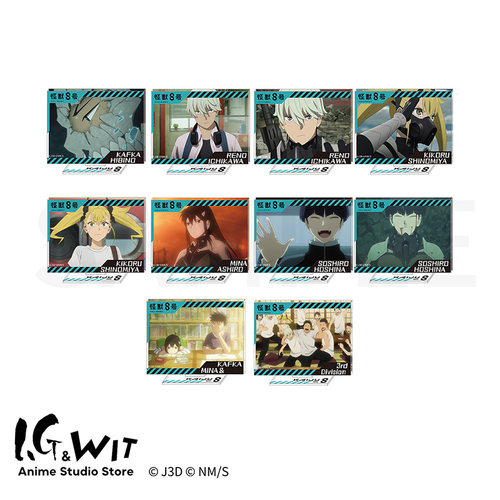 【整盒特惠2.5折】I.G WIT 怪兽8号场面写亚克力立牌动漫周边谷子