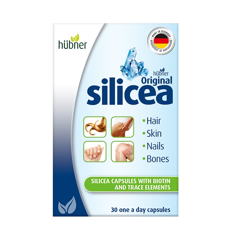 德国Huebner郝柏娜silicea希黎思水溶性硅素增发营养胶囊30粒/盒