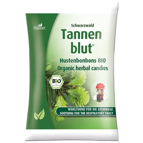 德国Huebner郝柏娜冷杉玉露有机夹心糖75g/袋