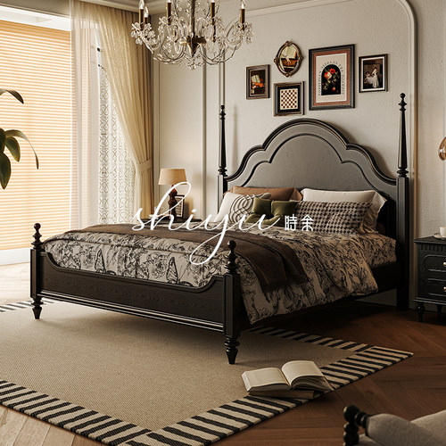 「原生年轮」法式复古床｜布兰卡