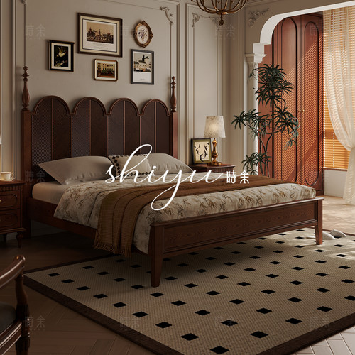 「封存年轮」复古手工床｜塔莉娅