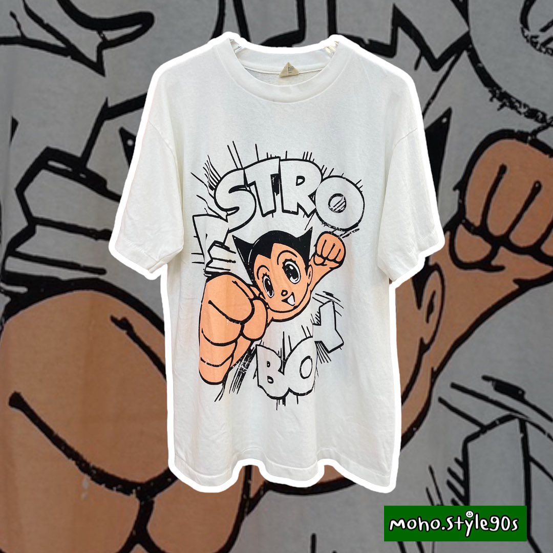 Story Carrie Astro Boy辣妹嘻哈Rap穿搭美式宽松男女短袖T恤