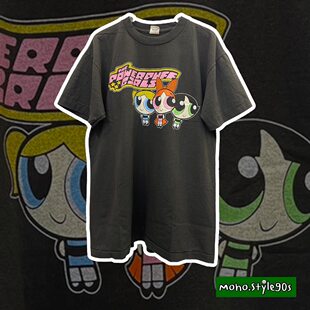 Story Carrie  飞天小女警日常简约宽松Powerpuff Girls短袖T恤