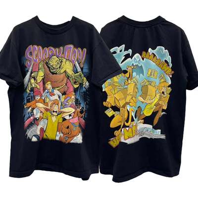 Story Carrie  史酷比Scooby Doo街头滑板男女重磅宽松短袖T恤