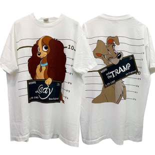Story Carrie   小姐与流浪汉街头复古Lady and the Tramp短袖T恤