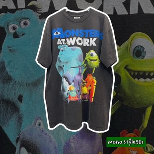 Story Carrie 玩具总动员怪兽公司Monsters University短袖T恤