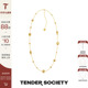 Tensi系列凹陷金球长项链时尚 Tender Society 轻奢小众项链