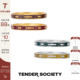 Tender SocietyLuck 护身符系列八字纹拼色珐琅两戴手镯新年礼物