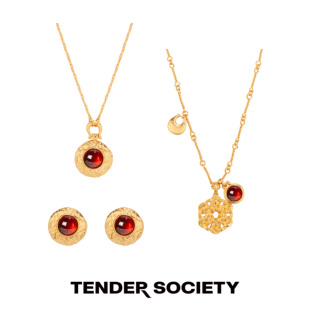 【所有女生的衣橱直播间】Tender马鞍扣琉璃项链耳钉戒指玛瑙手链