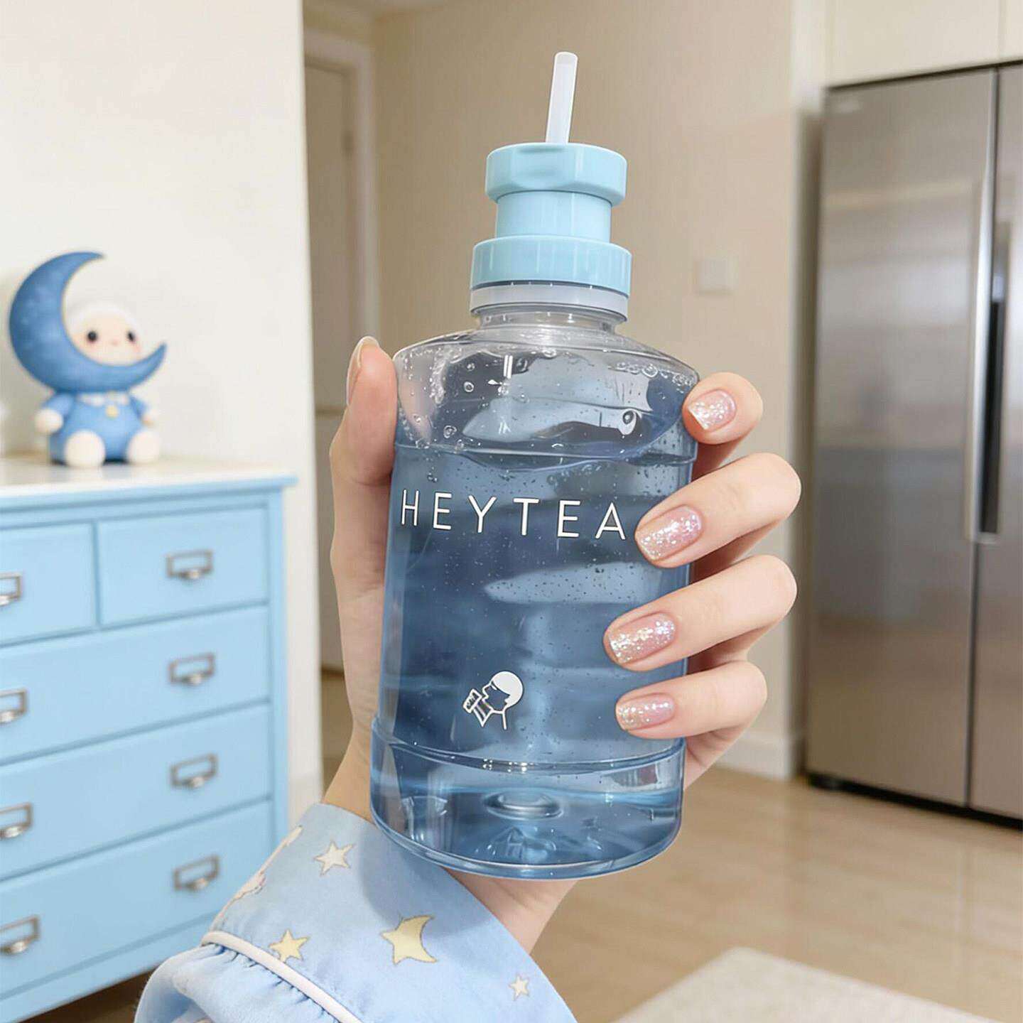 【春游搭子】赵露思同款矿泉水吸管瓶盖转换头饮料防呛水杯喝水
