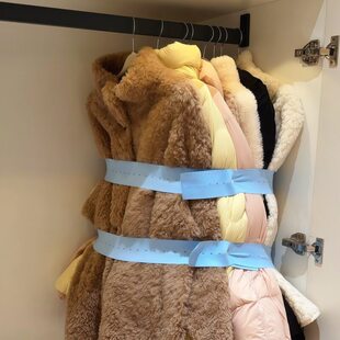换季 羽绒服收纳绑带弹力绳衣柜里省空间万能捆绑绳叠衣服 收纳