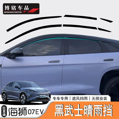 比亚迪海狮07EV黑武士晴雨挡