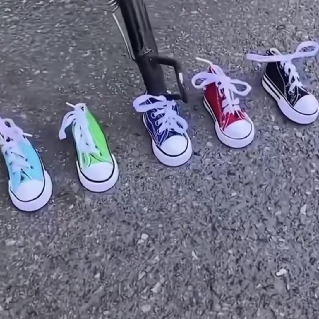 迷你脚架边撑鞋小鞋子自行车自行车摩托车鞋通用脚踏电动车鞋脚撑