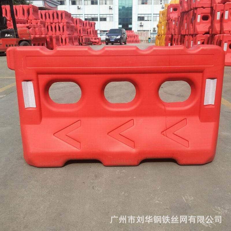 注水三孔水马 塑料隔离墩 围挡 1400*800吹塑围栏 道路隔离水马