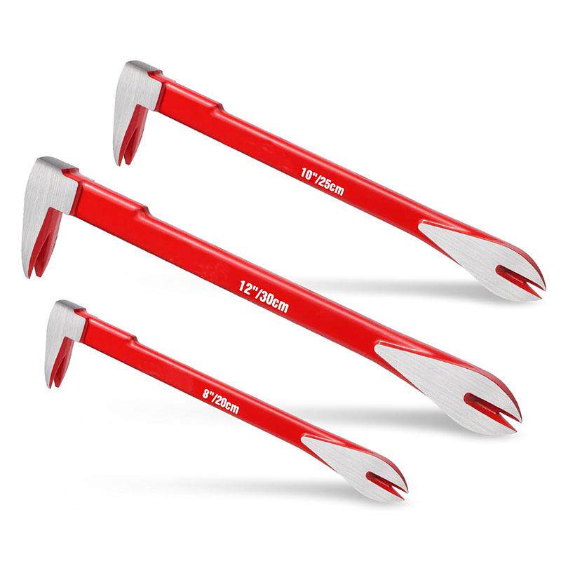 3件套拔钉器工具套装,12''、10''、8''-重型和迷你猫爪撬棍