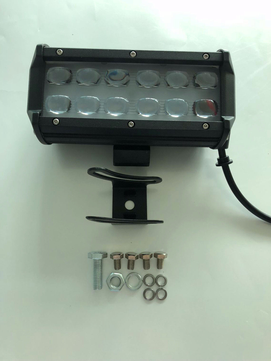 厂家直销36W led工作灯 两排12珠凸透镜 led长条灯 汽车工作灯