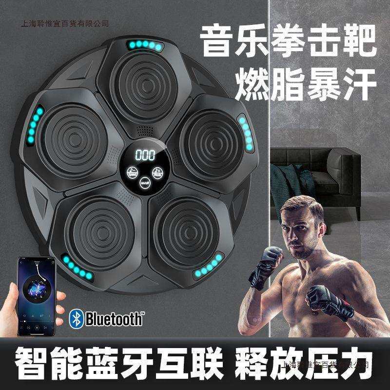 智能音乐拳击机家用成人墙靶儿童打击反应室内电子靶散打训练器材