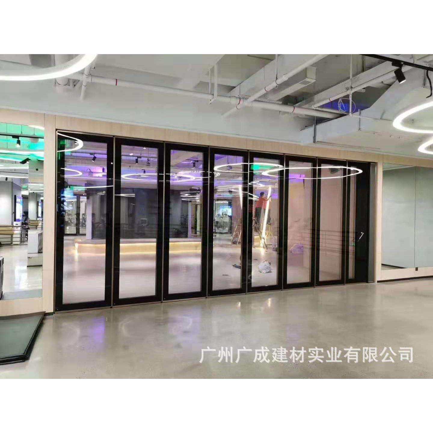 海南海口三亚酒店移动隔断铝合金活动隔断门会议室移动隔墙