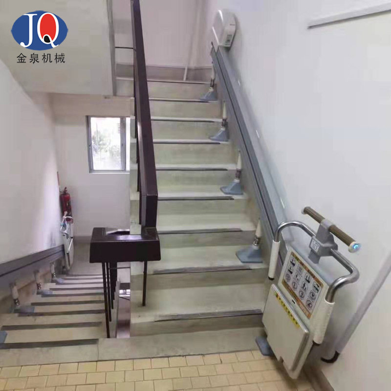 楼道智能代步器接力式分段楼道爬楼机分段式斜挂升降平台