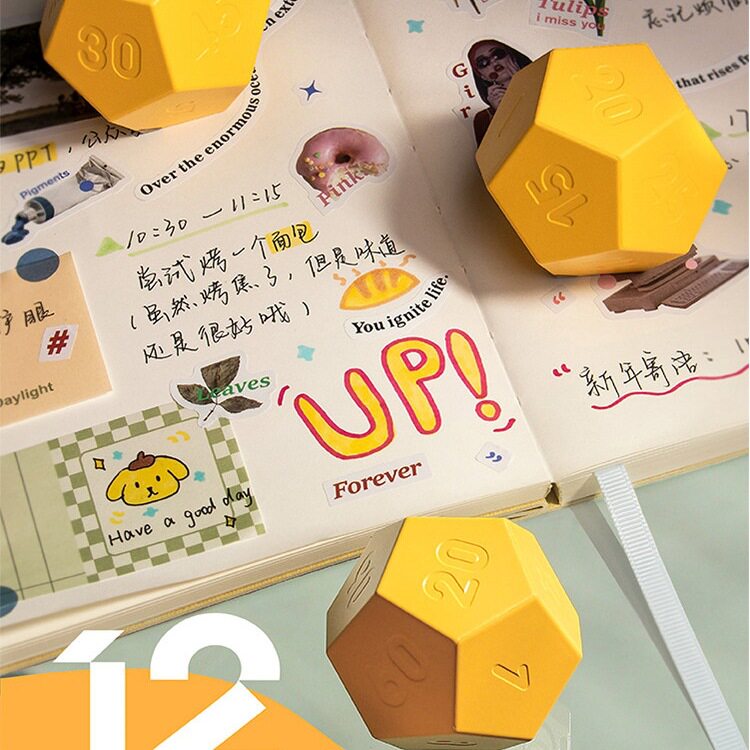 12面儿童时间管理器自律学习学生专用震动倒计时器定时闹钟提醒器