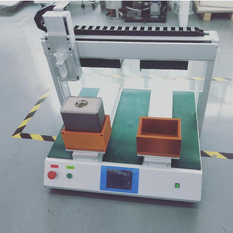 UV固化点胶一体机UV胶点胶机点胶固化同时进行双台面交替工作