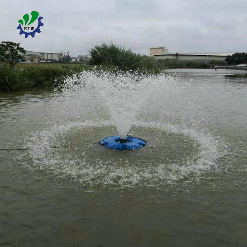 厂家销售光伏喷泉曝气机霓虹彩灯喷泉曝气机大流量喷泉曝气设备