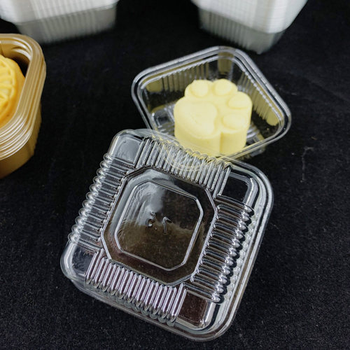 月饼托 50g80g100g蛋黄酥绿豆糕透明塑料内托盒500个烘焙包装