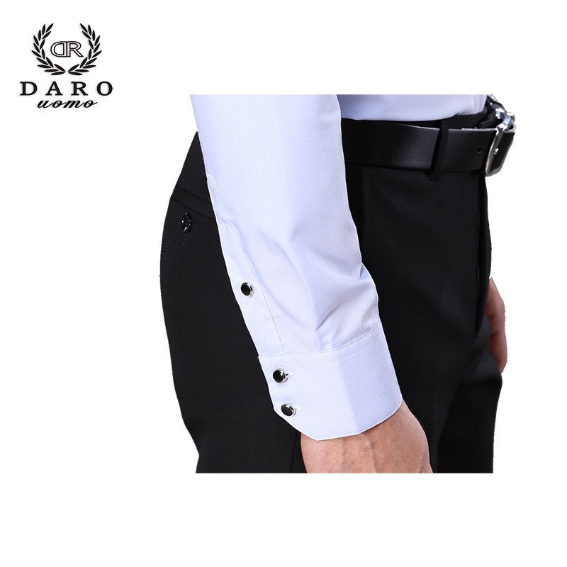 男士法式衬衫白色长袖修身伴郎新郎结婚礼服演出服燕子领结衬衣