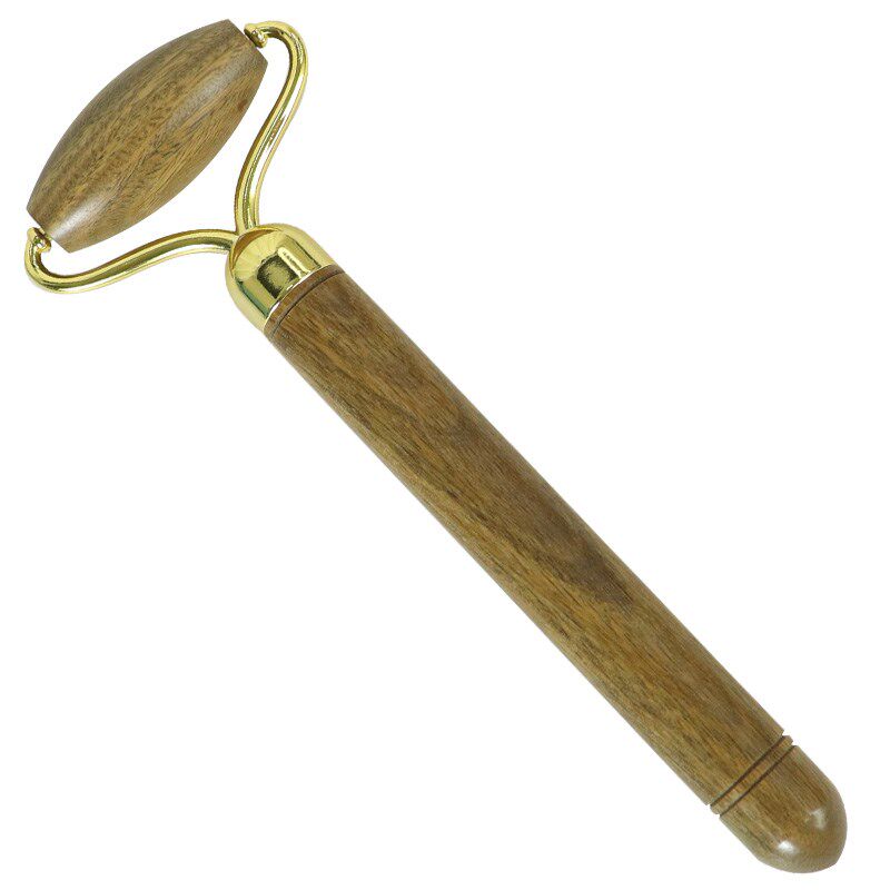 脸部滚轮按摩器提拉紧致V脸神器瘦脸仪玉石手动推脸面瘫美容棒