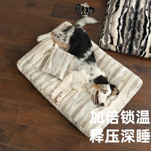 保暖狗狗床加绒狗狗睡垫狗窝宠物睡垫可拆洗猫咪睡垫猫窝猫床 冬季