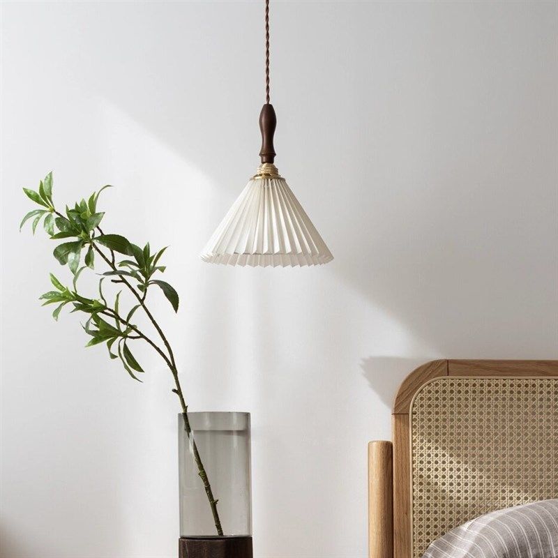 中古餐厅吊灯民宿设计师款网红吧台书房茶室复古卧室床头布艺吊灯,家装灯饰光源,餐厅吊灯,淘宝优惠券,粉丝福利购,淘宝优惠卷