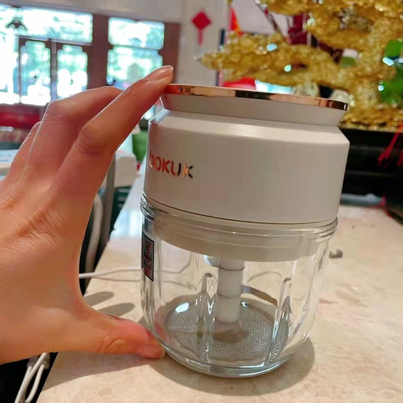 韩国伯可福电动捣蒜器蒜蓉捣碎机小型家用搅蒜泥神器打大蒜搅碎机