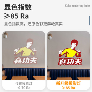 投影灯logo射灯门头招牌户外led图案定制门店地面广告投影灯定制