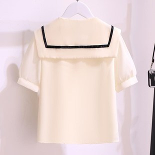 童装女童套装夏季2024新款时尚洋气小女孩短袖短裤雪纺儿童两件套